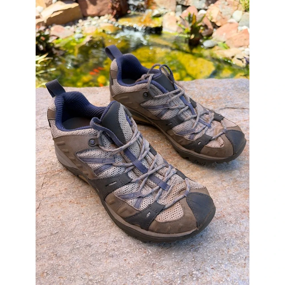 Merrell Siren Sport Womens Hiking Shoes Grey Blue J54864 Size 7.5
